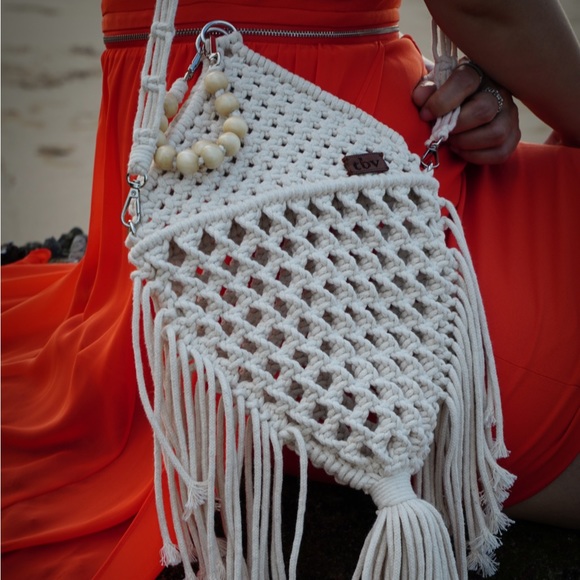 Handmade Macrame handbag - Picture 10 of 10